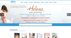 Desktop Screenshot of ebmeditora.com.br
